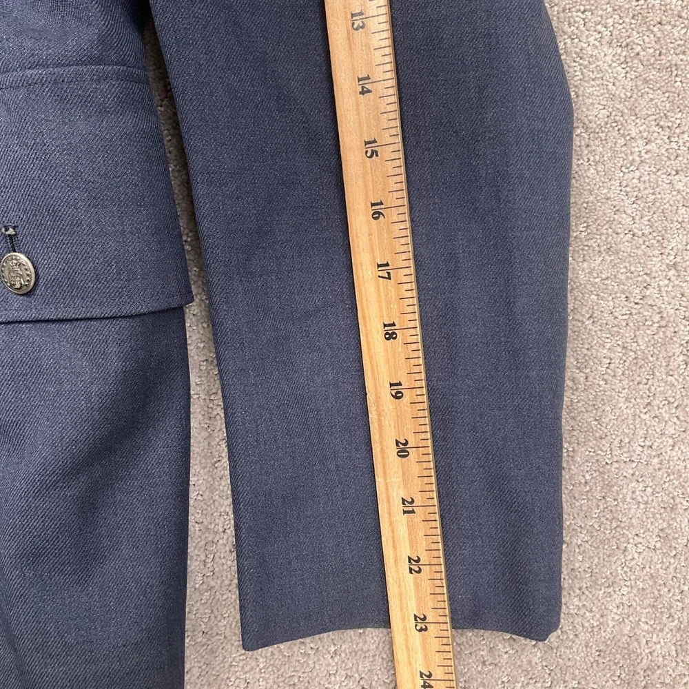 US Air Force 1950 Dress Uniform Mens 40S 30W 26L Blue Sergeant Rank 2Pc VTG